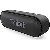 Tribit Bluetooth Speaker, XSound Go Speaker with 16W Loud Sound & Deeper Bass, 24H Playtime, IPX7 Waterproof, Bluetooth 5.0 T