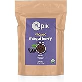 Yupik Organic Powder Superfood, Maqui, 8.8 Oz, Non-GMO, Vegan, Gluten-Free, Pack of 1