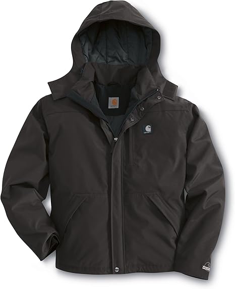 Amazon.com: Carhartt Men's Big & Tall Insulated Waterproof Breathable Shoreline Jacket, Black 