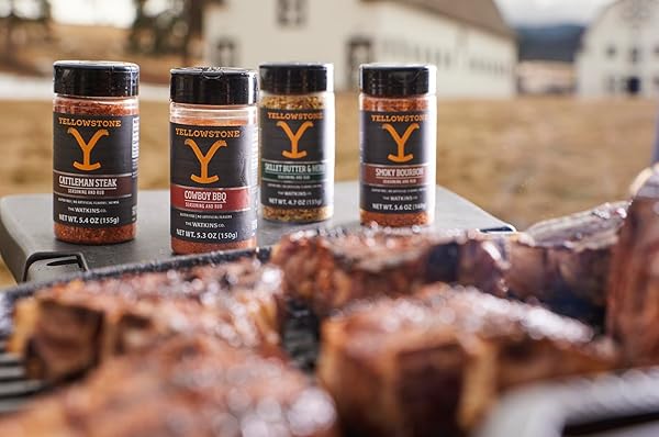 YELLOWSTONE CATTLEMAN STEAK SEASONING AND RUB, 5.4OZ