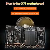 CIWEI BTCX79 Mining Motherboard E5 2609 CPU LGA 2011 DDR3 3060 3070 3080 GPU view 4