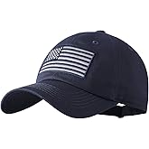 IIN American Flag Baseball Cap for Men Women Low Profile USA Army Tactical Operator Military Plain Dad Hat