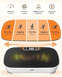 AXEFIT Vibration Plate Exercise Machine - Bluetooth