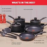 Tefal Induction G155S844 Non-Stick Cookware Set 8 Pieces Black Aluminium view 2