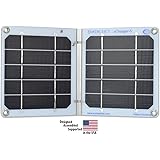 Suntactics S5 Solar Charger,- Ultralight, -Waterproof, -Extremely Durable and Reliable, -Auto-Retry, -Charges iPhone and Galaxy Smartphones Fast