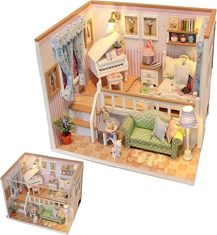 muebles para casitas de madera para niños