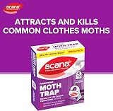 Acana Clothes Moth Traps 10 Pack – Natural Pheromone, Non-Toxic view 2