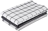 Penguin Home Set of 3 100% Cotton Kitchen Towels White Charcoal 50x70 cm view 5
