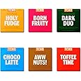 TCHO 6-Bar Dark Chocolate Variety Pack | Single Origin, Plant Based, Organic & Fair Trade | Non GMO, Non-Dairy, Vegan, Soy Free (2.5oz each) - Perfect Organic Chocolate Gift Box for Any Occasion