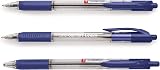 Cello Comfort Blue Ballpoint Pens 1.0mm Retractable French Grip Pack of 12 view 2