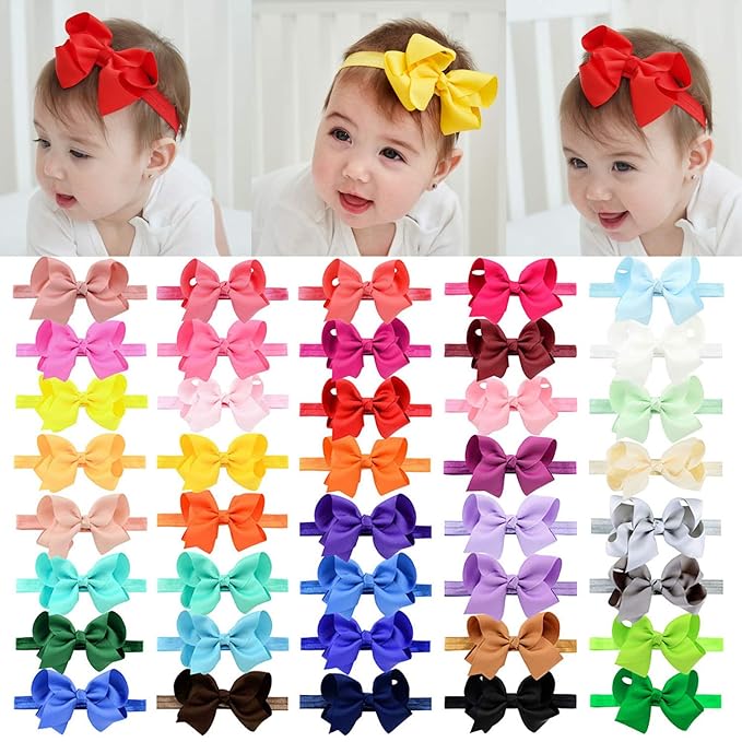 bows for newborns with no hair