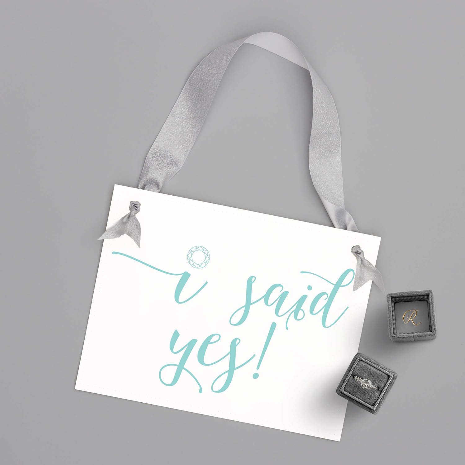 Amazon Com I Said Yes Sign Engagement Announcement Banner