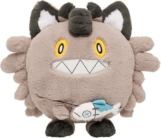 Amazon ポケモンセンターオリジナル ふわふわ抱きぬいぐるみ ガラルニャース がらるにゃーすのひ ぬいぐるみ おもちゃ