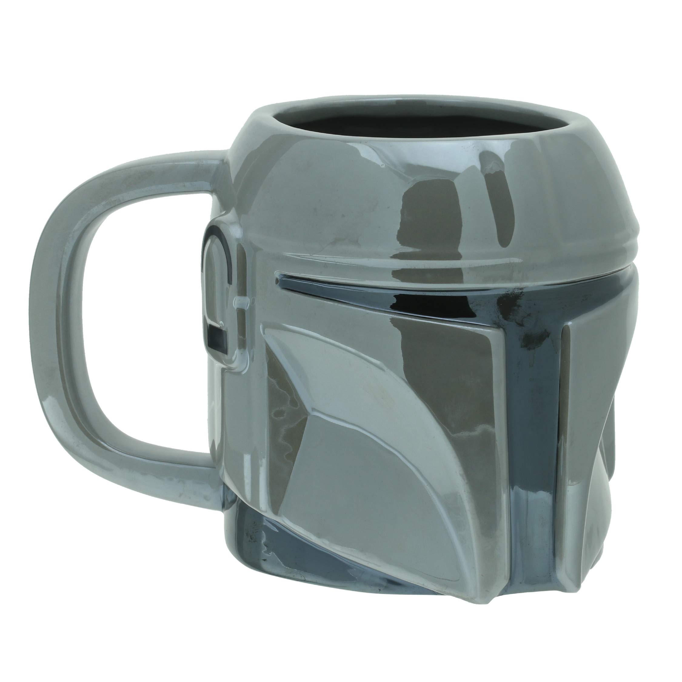 Paladone |Disney's Star Wars Mandalorian Helmet Shaped Ceramic Coffee Mug | Officially Licensed Disney Star Wars Merchandise | Collectors Item | Novelty Gifts | Drinkware