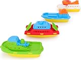 Toyland Colourful Toy Boats Pack of 4 Water Toys for Bath Pool 16x6.5x7 cm view 6