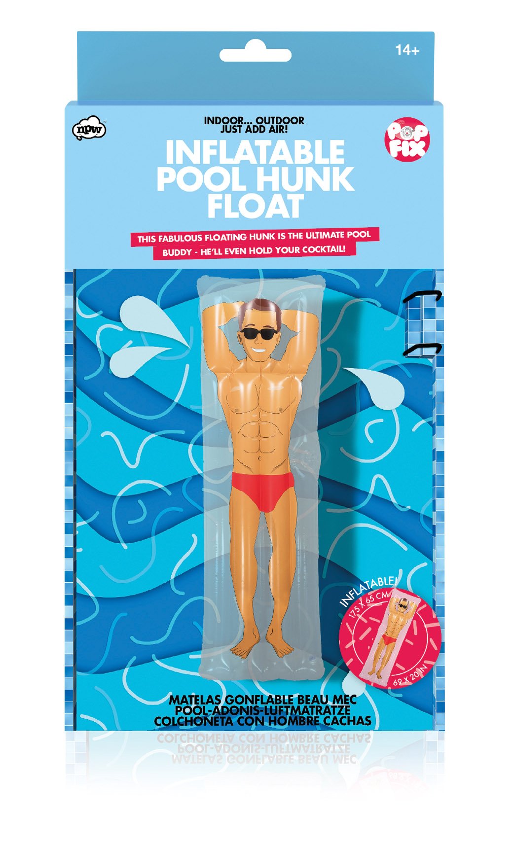 inflatable pool hunk