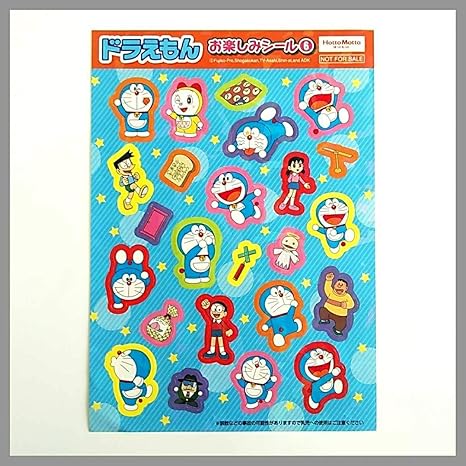Amazon ドラえもん お楽しみシール 6 キラキラ シール ステッカーほっともっとhotto Motto ドラミちゃん しずかちゃん のび太 ホビーアイテム アニメ 萌えグッズ 通販