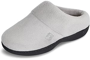 isotoner Women's Classic Clog Non-Slip Memory Foam Slippers