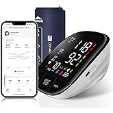 huangirl Blood Pressure Monitor Upper Arm, Automatic Blood Pressure Cuff with Large Cuff - Blood Pressure Monitors for Home Use, Talking Blood Pressure Monitor, 240 Memories for 2 Users