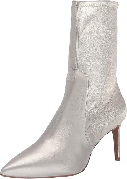 stuart weitzman silver boots