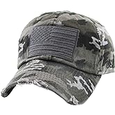 KBETHOSA Flag USA America Military Thin Blue Line Thin Red Line Vintage Distressed Baseball Cap Dad Hat Unisex Adjustable