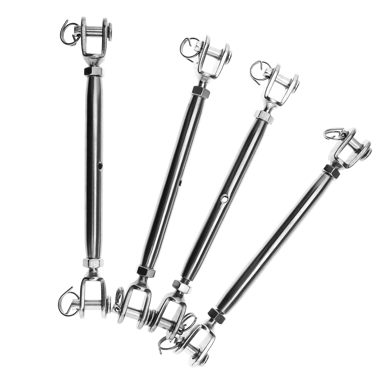 316 Stainless Steel Jaw/Jaw Closed Body Turnbuckle Wire Rope Tensioner