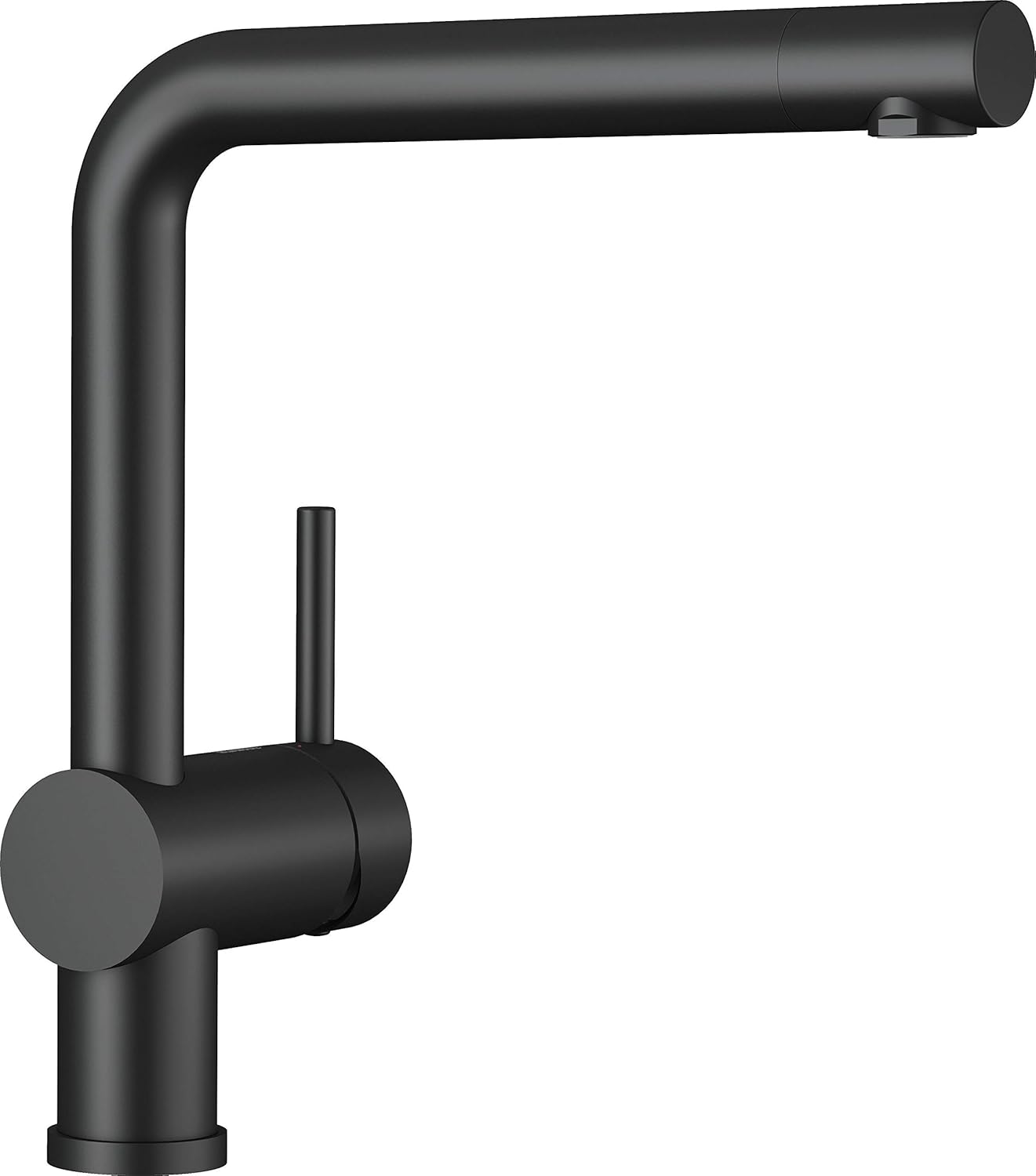 BLANCO LINUS – Moderne Küchenarmatur mit hohem Auslauf – Schwarz-Matt