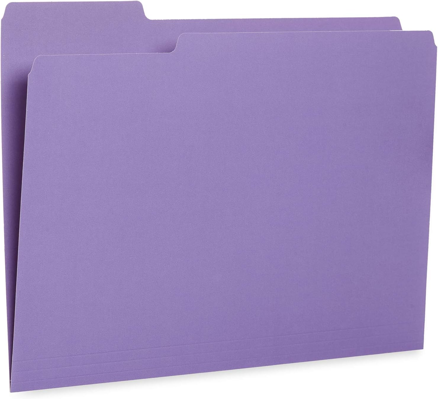 Blue Summit Supplies Gem Tone File Folders, 1/3 Cut Tab, Letter Size, Assorted Colors, Great for Organizing and Easy File Storage, 100 Per Box : Office Products