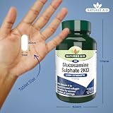 Natures Aid Glucosamine Sulphate 2KCl 1000mg – 90 Tablets Vitamin C Joint view 3