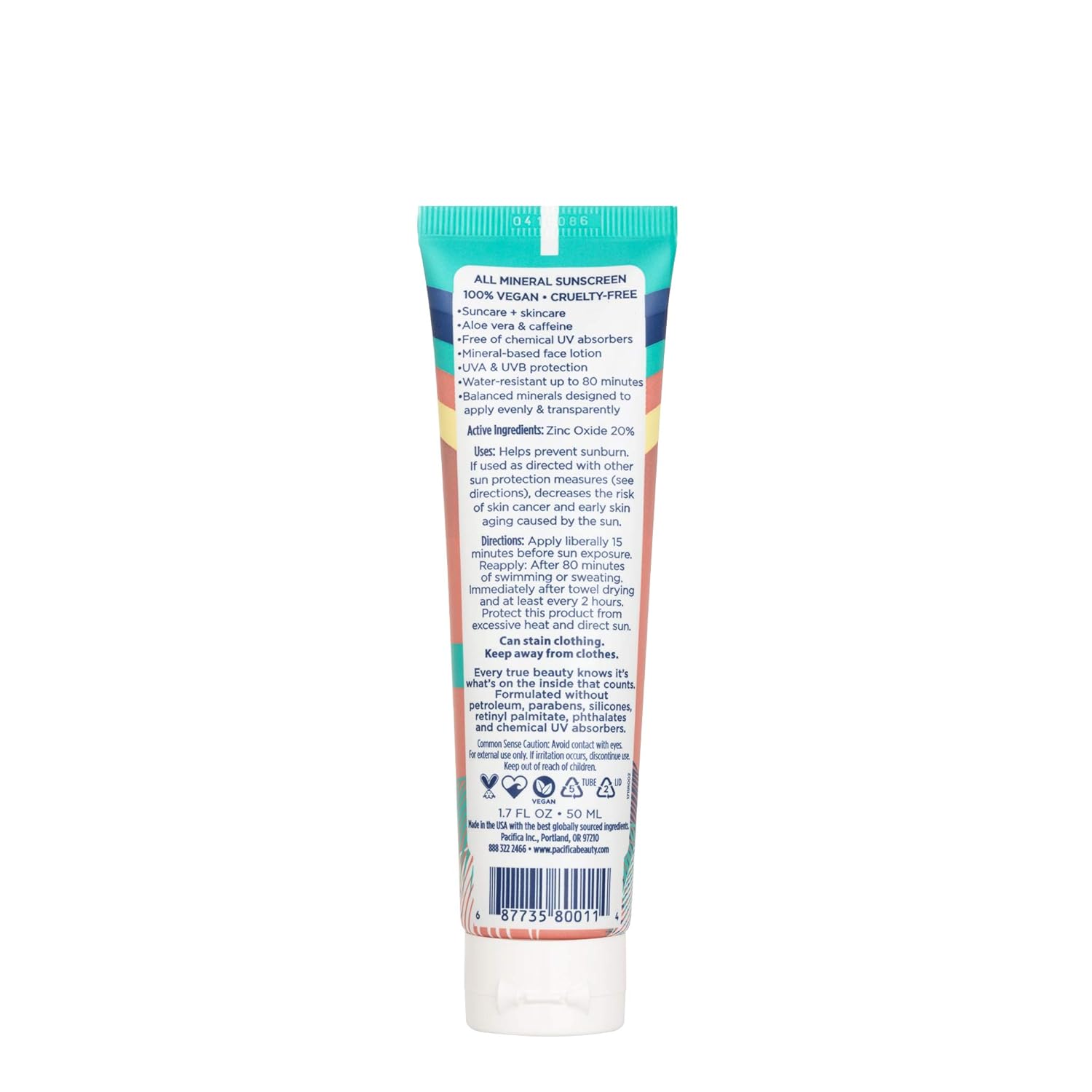 Pacifica Sun + skincare mineral bronzing face shade coconut glow spf 30, 1.7 Fl Ounce : Beauty