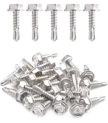 10 x 2 in. Stainless Steel Square Drive Pan Head Sheet Metal Screw