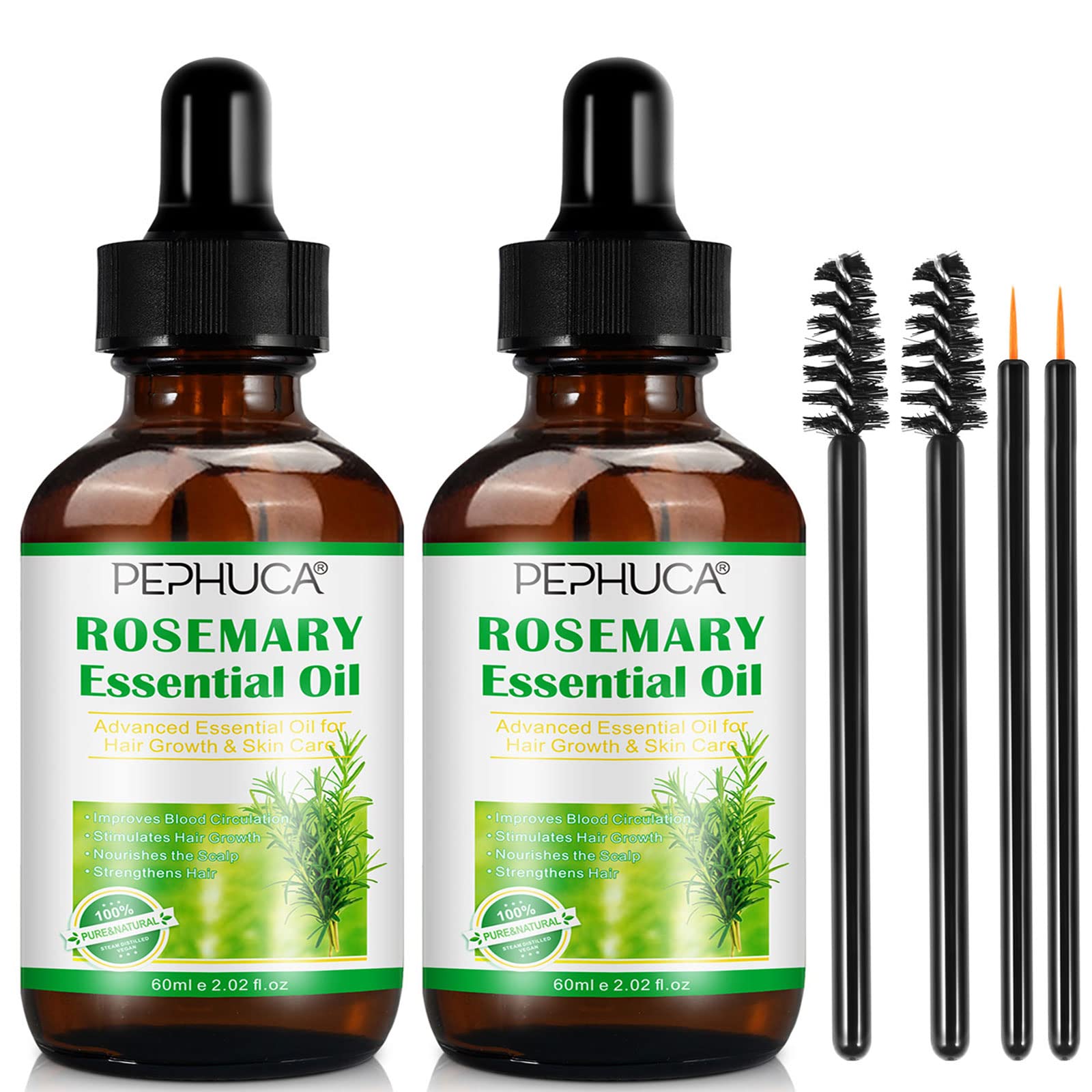 Rosemary Oil for Hair Regrowth(4.04 Fl Oz),Mulitpurpose 100% Pure Rosemary Essential Oil for Hair Loss,Hair Skin Nail Nourishment,Stimulates Hair Growth,Rid of Itchy and Dry Scalp for Unisex