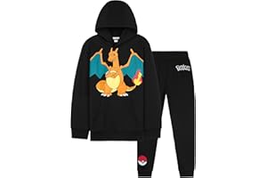 POKÉMON Pokemon Tracksuit Set Boys, Teens, 2 Pc Hoodie Joggers, Anime Hoodie Sweatpants Kids Clothes Teen Apparel, Gifts for Boys