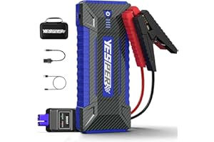 YESPER Jump Starter Portable, 4120A Peak Car Jumper Starter Battery Jump Box(for All 12V Gas10.0L Diesel Engine), Booster Pack Battery Jump Starter with DSLI Safe Tech& DC 15V Ports