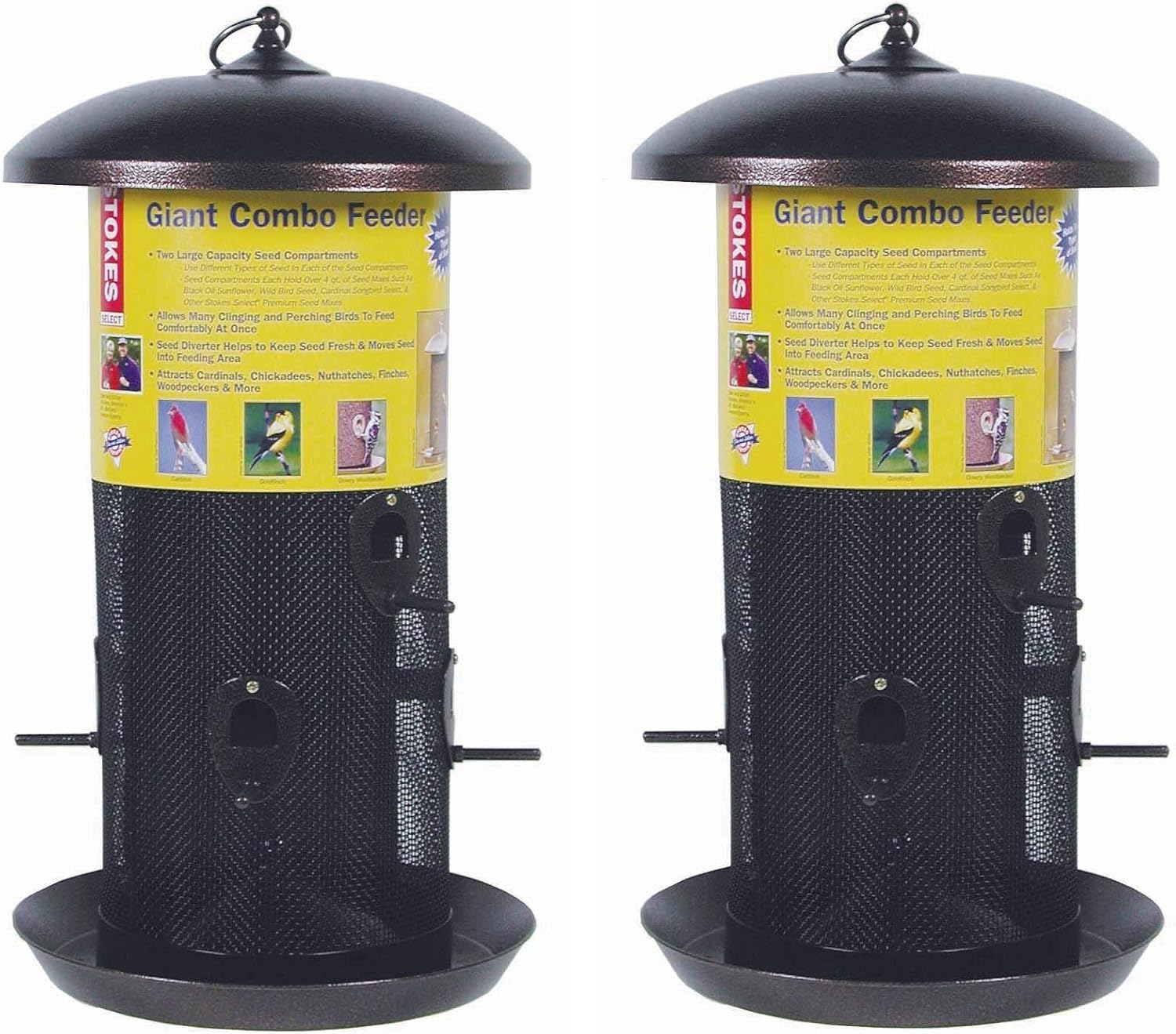 Amazon Com Stokes Select Giant Combo Bird Feeder With Two Seed