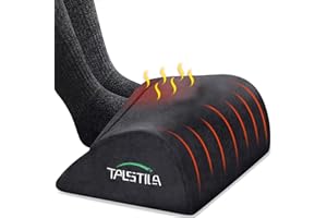 TALSTILA Foot Rest for Under Desk at Work, Footrest with Warm Plush Feet Pocket, Ergonomic Foam Foot Stool, Under Desk Footrests, for Office Desks & Office Chair - Back & Leg Pain Relief