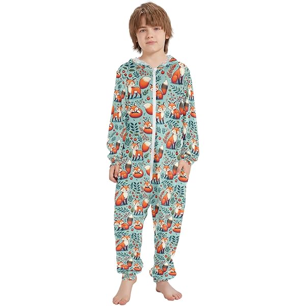 Amazon.com: Cartoon Flowers Onesie Pajamas Zip Up One Piece