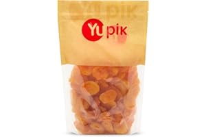 Yupik Jumbo Turkish Apricots, 1 kg, Vegan, Kosher, Dried Fruits, Large Pitted Apricots, No Added Sugar, Naturally Sweet, Sour