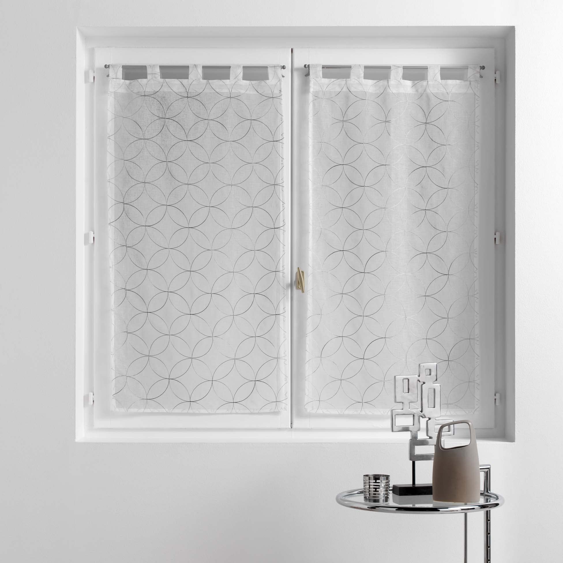 Douceur d'Intérieur Curtain 2 x 60 x 160 cm Grey