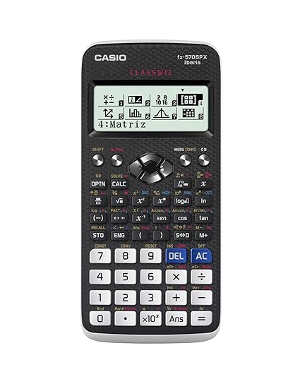 Casio FX-570SPX - Calculadora científica (575 funciones, 12 dígitos), color negro/blanco