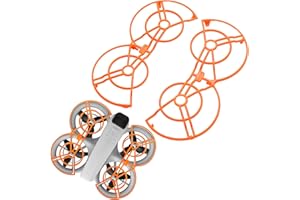 Solaradgy Propeller Guard Protector for DJI Neo, Blade Guard for DJI Neo Drone Accessories Anti-collision Anti-interference Rings Protector for DJI Neo for Preventing Propeller Injuries (Orange)