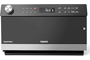 Galanz GTWHG09S1A09 4-in-1 ToastWave with TotalFry 360, Convection, Microwave, Air Fry, Toast Oven, 900W/0.9 Cu.Ft, Stainless