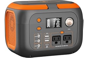 SinKeu 300W Portable Power Station, 260Wh/70000mAh Outdoor Solar Generator, Mobile Lithium Battery Pack, 110V Outlet Solar Power Banks, Camping Power Supply for Laptop, Hurricane Supplies