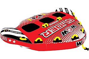 WOW Sports Glider Towable Tube for Boating - 1 to 3 Person Towable - Durable Boating Tubes