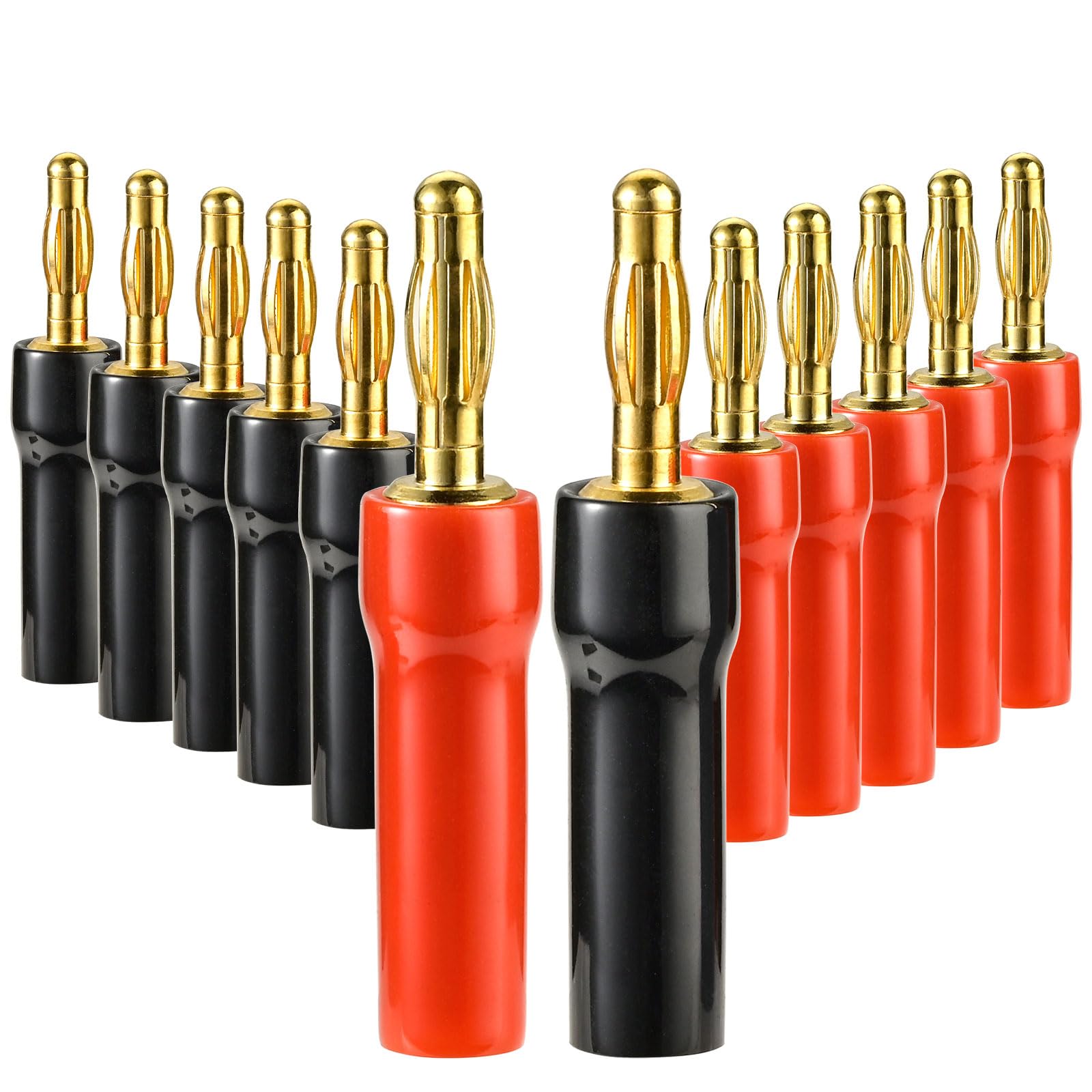 Diospyros 4 mm Gold Plated Open Screw Type Speaker