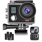 Campark ACT76 Action Cam WIFI Sports Camera Ultra HD Waterproof DV Camcorder SONY Sensor and 2 Pcs Rechargeable Batteries