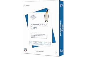 Hammermill Printer Paper, 20 lb Copy Paper, 8.5 x 11 - 1 Ream (500 Sheets) - 92 Bright, Made in the USA