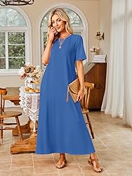 MEROKEETY Women's 2025 Spring Summer Casual Maxi