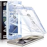 SMARTDEVIL [3 Pack for Samsung Galaxy S24 Ultra Screen Protector, Finger Print Reader Compatible, Fast & Easy Installation, C