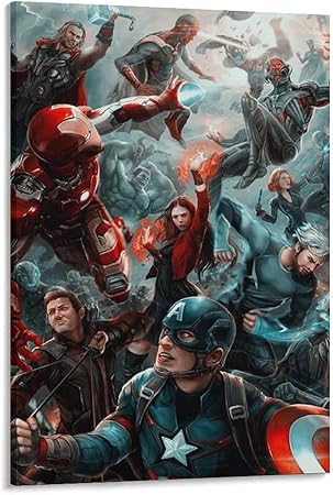 Amazon マーベル映画スパイダーマン アニメ壁紙ポスター アートパネル キャンバス 壁アート モダン部屋飾り 版画 壁の絵 インテリア ホームアートワーク16 24inch 40 60cm ウォールステッカー オンライン通販